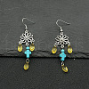 Ethnic Style Alloy Tassel Dangle Earrings WV5969-6-1