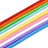 Braided Waxed Cotton Cord Necklace Making MAK-YWC0001-01P-M1-2