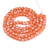 Baking Paint Glass Beads Strands DGLA-N015-8mm-04-2