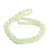 Electroplate Glass Beads Strands GLAA-K064-01A-06-2