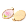 304 Stainless Steel Enamel Pendants STAS-U061-43G-01-2