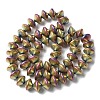 Electroplate Glass Beads Strands EGLA-G038-01A-FP01-2