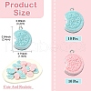 20Pcs 2 Colors Opaque Resin Glitter Imitation Food Pendants RESI-YW0001-63-2