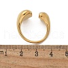 304 Stainless Steel Cuff Rings for Women RJEW-A063-01C-G-3