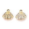 Alloy Rhinestone Pendants PALLOY-T090-60KCG-1