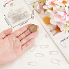 Beebeecraft 50Pcs Brass Hoop Earring Findings KK-BBC0015-46B-3