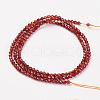 Natural Garnet Bead Strand G-G680-18-2