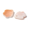 Natural Sea Shell Carved Leaf Charms SSHEL-C013-02B-2