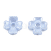 Resin Imitation Pearl Bead Caps X-RESI-N036-03-3