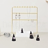 Fingerinspire 12Pcs 6 Style Wooden Ring Displays RDIS-FG0001-17-7