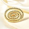 Brass Cuff Rings for Women RJEW-Q008-03G-5