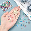  120Pcs 6 Colors Transparent Glass Cabochons GGLA-PH0001-20-6