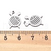 201 Stainless Steel Charms X-STAS-V001-19-3