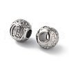 304 Stainless Steel Rhinestone European Beads STAS-A092-10Q-P-2