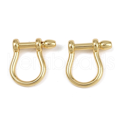 Brass D-Ring Anchor Shackle Clasps KK-A257-08G-1
