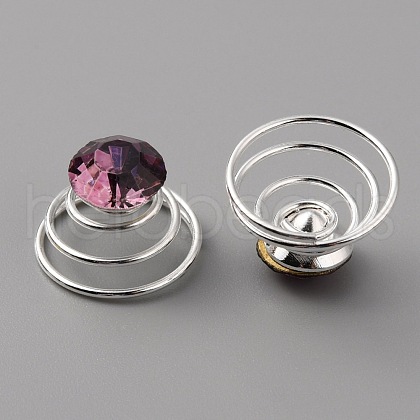 Fashion Iron Spirl Coils Hair Clip OHAR-WH0021-15A-1