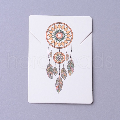 Cardboard Necklace Display Cards CDIS-F002-06B-1