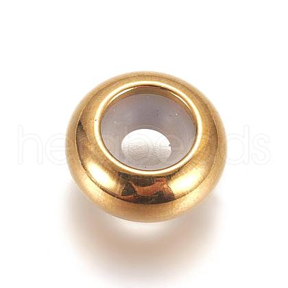PVD Vacuum Plating 304 Stainless Steel Beads STAS-L222-41A-G-1