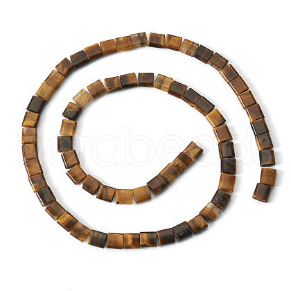  1 Strand Natural Tiger Eye Beads Strands G-TA0001-87-1