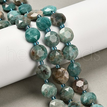 Natural Amazonite Beads Strands G-NH0004-052-1