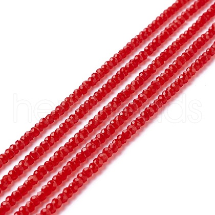 Transparent Glass Beads Strands GLAA-C019-01A-16-1