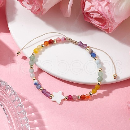 Adjustable Braided Nylon Thread Bracelets for Women BJEW-JB11660-02-1