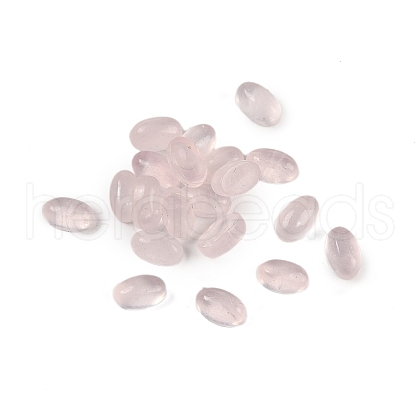 Natural Rose Quartz Cabochons G-B096-01A-1