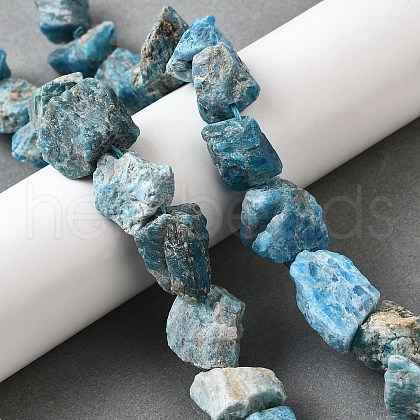 Natural Blue Apatite Beads Strands G-S386-C11-1
