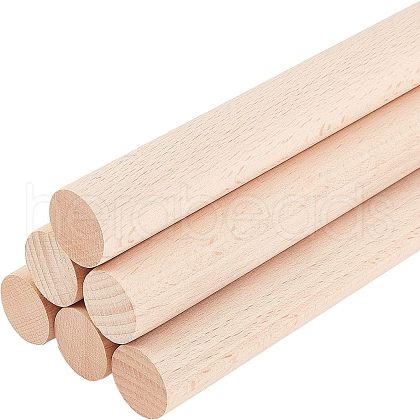Beech Wood Sticks DIY-WH0325-96H-1