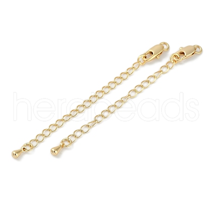 Brass Ends with Chains KK-P283-31G-1