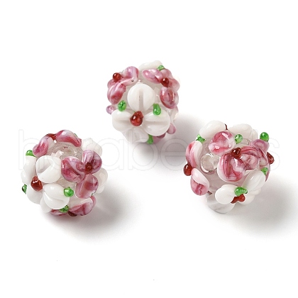 Handmade Lampwork Beads LAMP-B025-03B-18-1