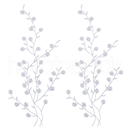 Cotton Embroidery Ornament Accessories AJEW-WH20020-044A-1