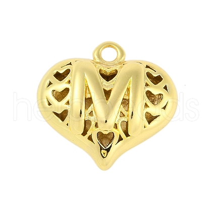 Hollow Brass Pendants for Valentine's Day KK-M289-03M-G-1