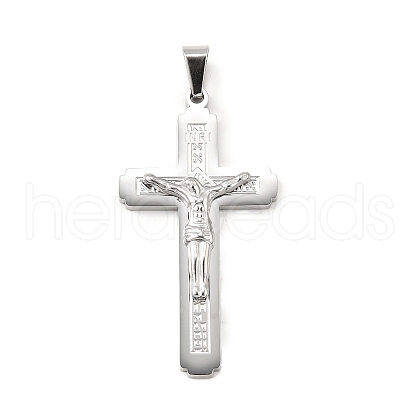 304 Stainless Steel Big Pendants STAS-R171-04P-1