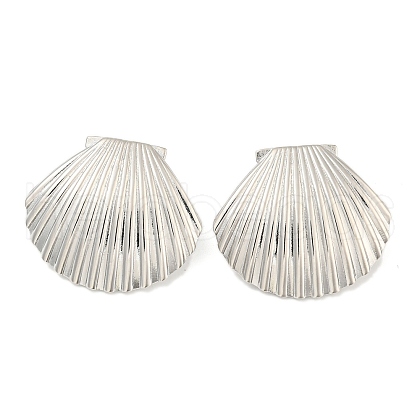 Rack Plating Brass Stud Earrings KK-N255-05P-RS-1
