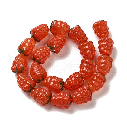 Handmade Lampwork Beads Strands LAMP-G162-05I-1