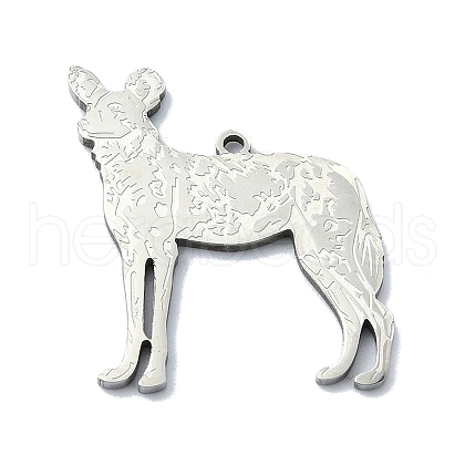 Non-Tarnish 201 Stainless Steel Pendants STAS-R118-05P-1