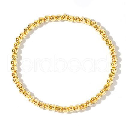 Bohemian Style Brass Beaded Stretch Bracelets for Women EM6732-4-1