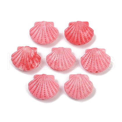 Synthetic Coral Carved Beads CORA-S025-02B-02-1