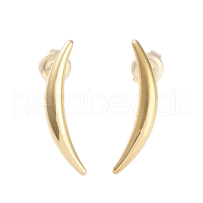 304 Stainless Steel Stud Earrings EJEW-P245-13G-1