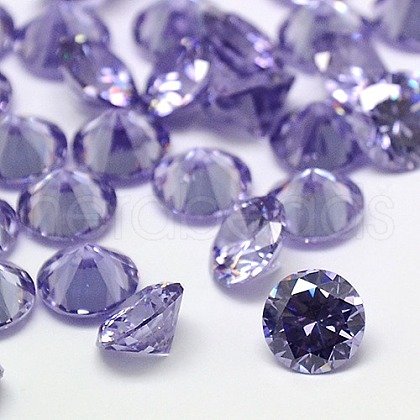 Cubic Zirconia Cabochons ZIRC-M002-4mm-004-1
