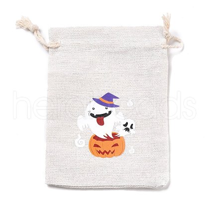 Halloween Cotton Cloth Storage Pouches ABAG-M004-01Q-1