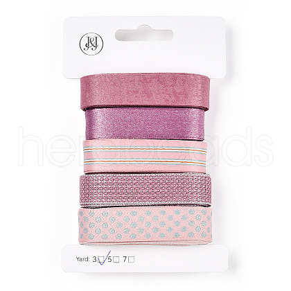 Polyester & Polycotton Ribbons Sets SRIB-P022-01D-01-1