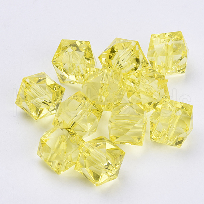 Transparent Acrylic Beads TACR-Q259-8mm-V21-1