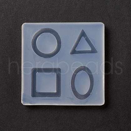 DIY Oval & Ring & Square & Triangle Linking Ring Silicone Molds SIMO-B001-07-1