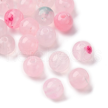 40Pcs Transparent Acrylic Beads OACR-S069-02B-1