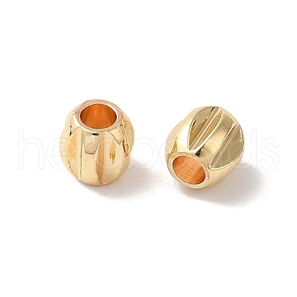 Rack Plating Brass Beads KK-K381-15G-02-1