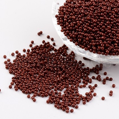 12/0 Grade A Baking Paint Glass Seed Spacer Beads X-SEED-Q009-FJX18-1