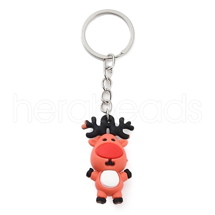 Christmas Themed Iron Keychains KEYC-L035-01P-01-1