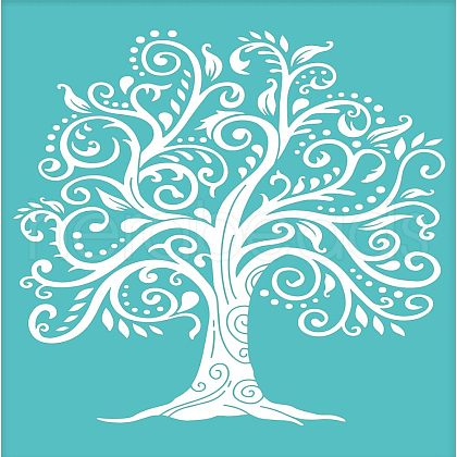 Self-Adhesive Silk Screen Printing Stencil DIY-WH0337-019-1